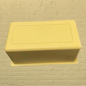 Tupperware Harvest Gold Butter Cheese Container Replacement Lid Part 638 Vintage